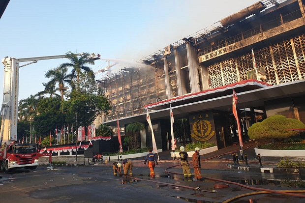 Bareskrim Polri: Ada Unsur Pidana Dalam Kebakaran Gedung Kejagung